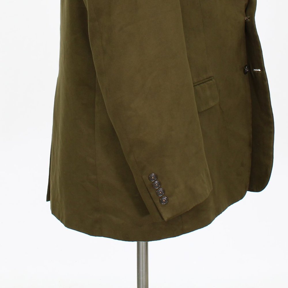 Ralph Lauren 44R Green Solid 2-Button Sport Coat Blazer Jacket V987 - Picture 8 of 11